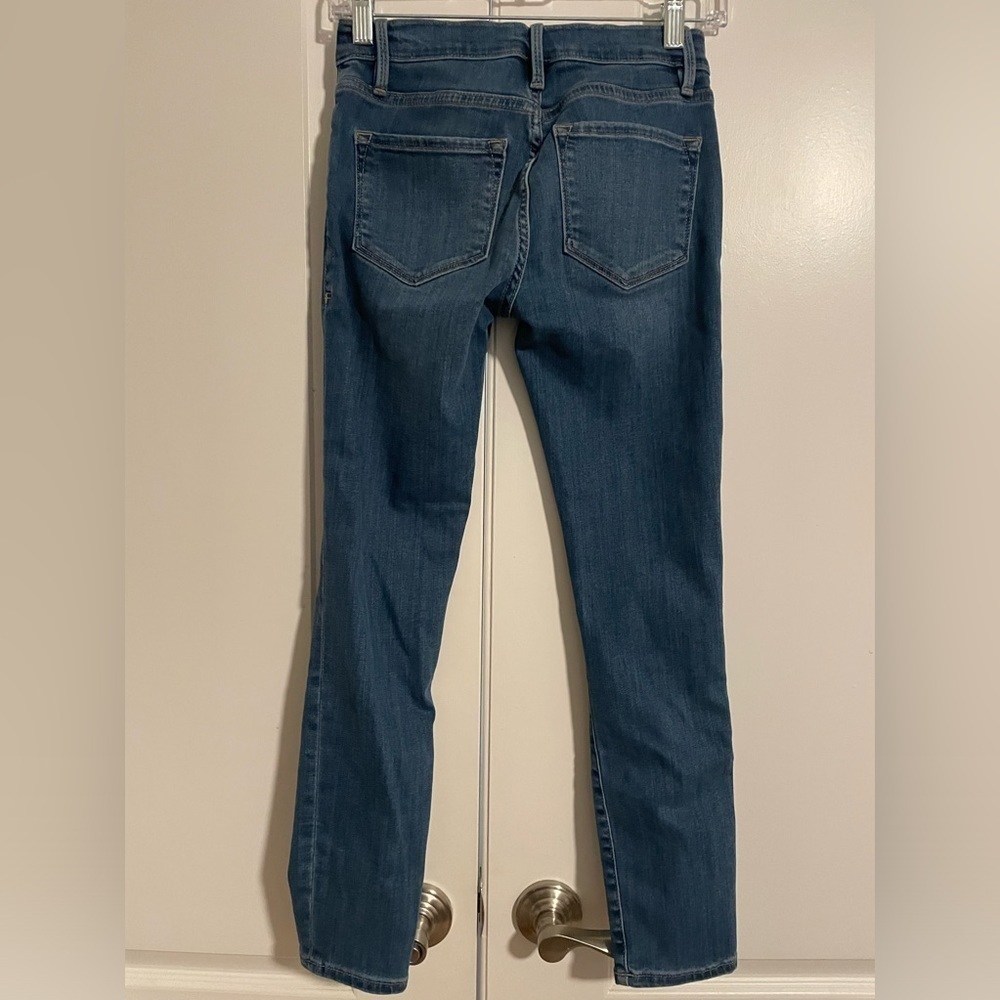 Frame Cropped Skinny Denim Jeans - Picture 2 of 6